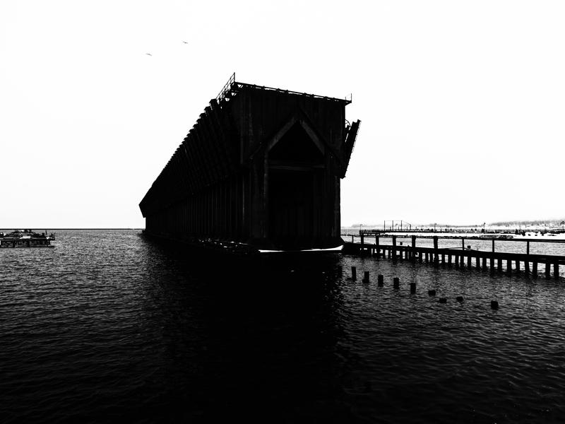 Ore Dock Silhouette